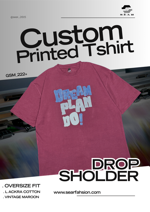 Premium Comfort. Modern Style.SÈAR Custom Printed T-Shirt.